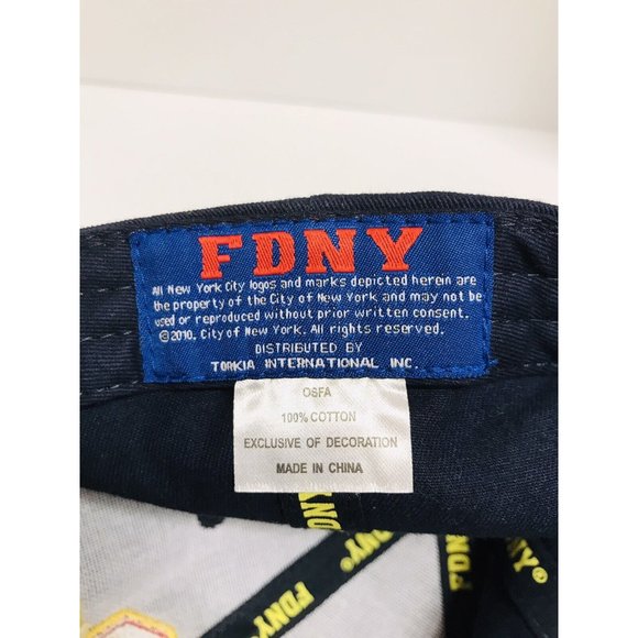 FD NY Fire Department City Of New York Blue Hat - Picture 6 of 6